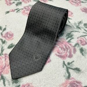 Versace Vintage Silk Tie with Iconic Medusa Head